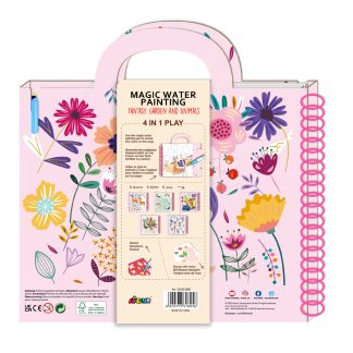 Carte de colorat cu apa - Gradina fantastica si animale