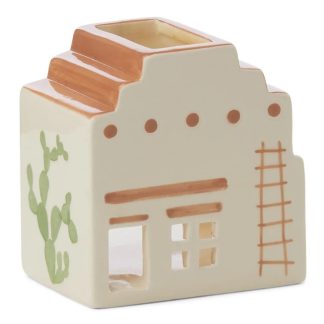 Suport lumanare - Santa Fe Adobe Style Incense & Tea Light Holder
