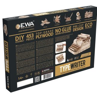 Puzzle mecanic - Masina de scris