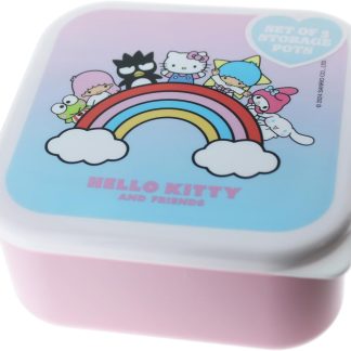 Set 3 cutii pentru pranz - Hello Kitty & Friends