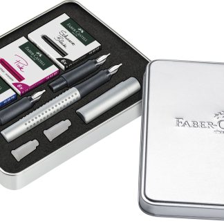 Set stilou caligrafic - Grip 2011 - Argintiu