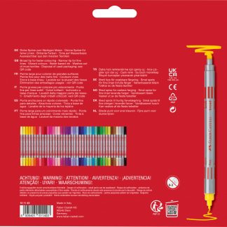 Set 40 carioci - Faber-Castell - doua capete