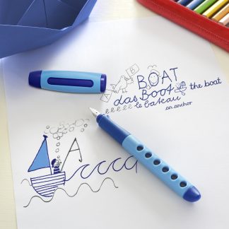 Stilou - Scribolino - Albastru, stangaci