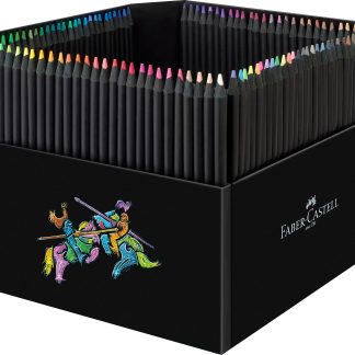 Set 100 creioane colorate - Black Edition