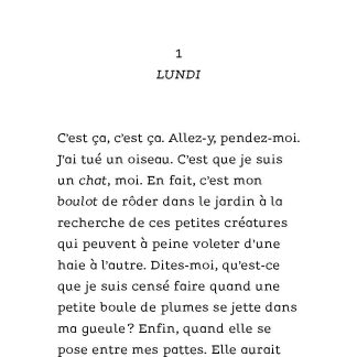 Journal d'un chat assassin