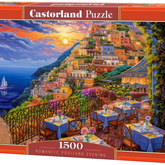 Puzzle 1500 piese - Romantic Positano Evening