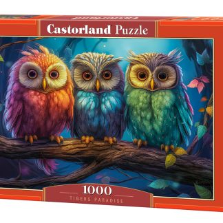 Puzzle 1000 piese - Three Little Owls