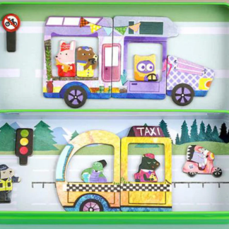 Set puzzle magneteic - Cars