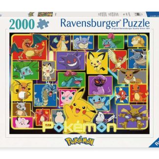 Puzzle 2000 piese - Pokemon - Luminous Pokemon