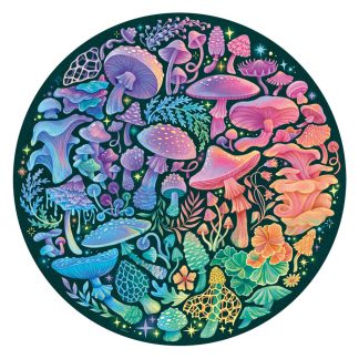 Puzzle 500 piese - Circle of Colors - Cerc ciuperci