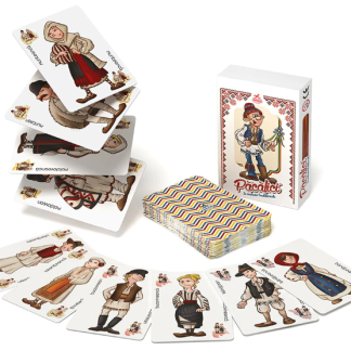 Carti de joc - Pacalici Scarpinici in costume populare