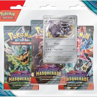 Pokemon TCG - Scarlet & Violet 6: Twilight Masquerade - 3 Blister Booster - doua modele