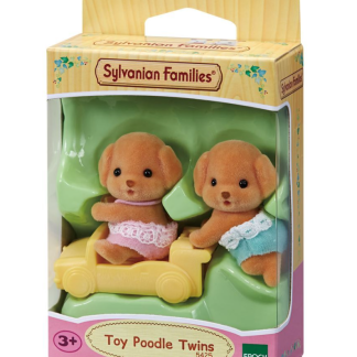 Set 2 figurine - Sylvanian Families - Gemeni Poodle
