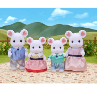 Set 4 figurine - Sylvanian Families - Familia soriceilor