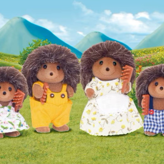 Set 4 figurine - Sylvanian Families - Familia aricilor