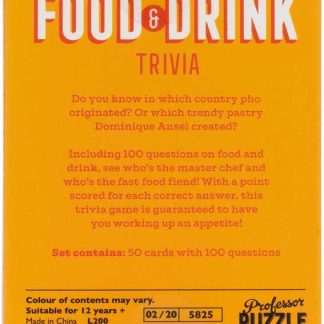 Joc - Trivia - Mancare si bautura