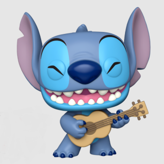 Figurina Funko POP Jumbo - Stitch with Ukelele
