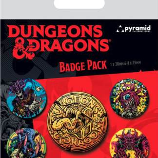 Set 5 insigne - Dungeons & Dragons Beastly Badge Pack