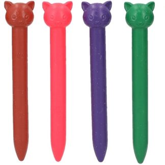 Set 8 creioane cerate colorate - Pisici