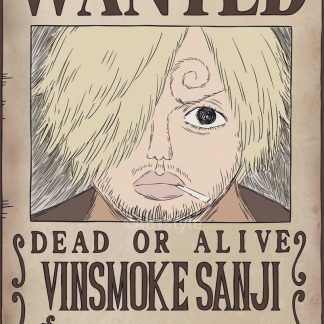 Poster - One Piece - Wanted Vinsmoke Sanji