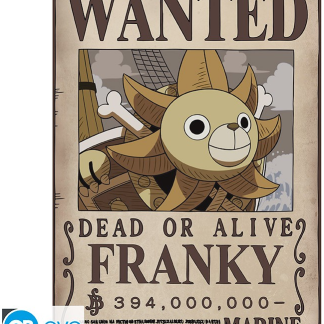 Poster - One Piece: Wanted Franky Wano