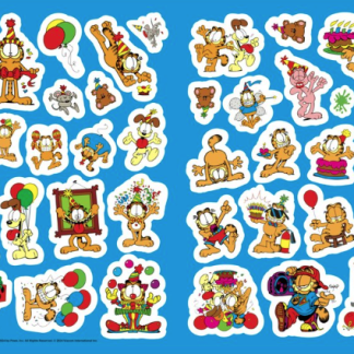 Carte de colorat Garfield - Marea petrecere