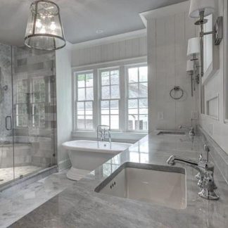 Blat Marmura Tundra Grey Polisata, 250 x 65 x 3 cm