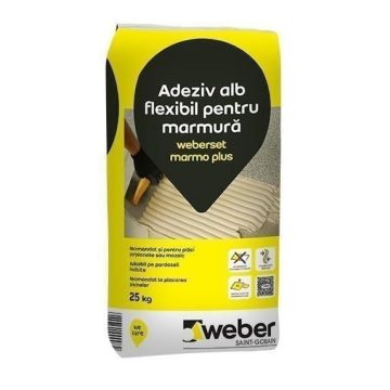Adeziv Marmura si Granit - Weber Marmo Plus, 25 kg