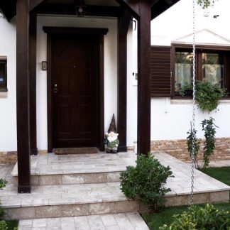 Marmura Cappuccino Periata si Daltuita, 30.5 x 15.2 x 3 cm