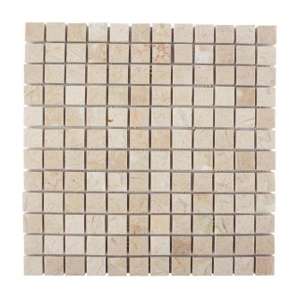 Mozaic Marmura Light Beige Polisata, 2.3 x 2.3 cm