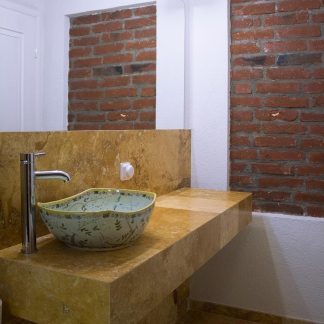 Travertin Yellow Cross Cut Mat, 61 x 30.5 x 1.2 cm