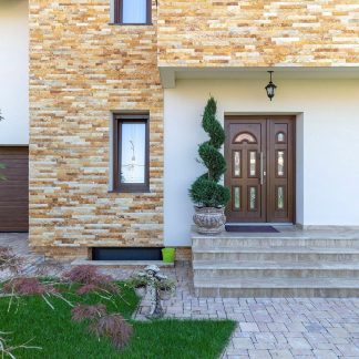 Travertin Yellow Scapitat, 7.5 cm x LL x 2 cm