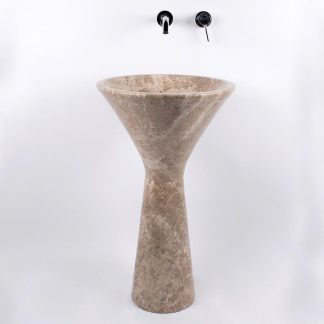 Chiuveta Tao Antros - Marmura Light Emperador, 50 x 85 cm