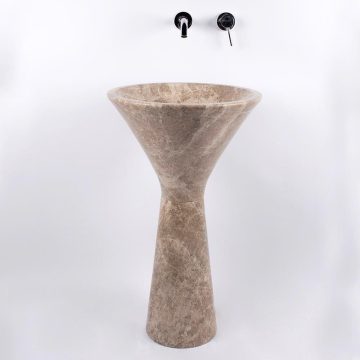 Chiuveta Tao Antros - Marmura Light Emperador, 50 x 85 cm