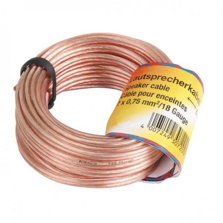 Cablu Hama speaker wire 30723, 2 x 0.75 mm², 20 m