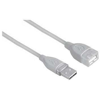 Cablu extensie USB 2.0 Hama 45027 Tip A-A, 1.8 m
