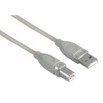 Cablu USB 2.0 Hama 45022 Tip A-B, 3 m