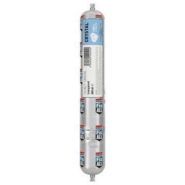 Adeziv ardezie flexibila - Soudal FIX ALL Crystal (transparent) - 600 ml (folie)