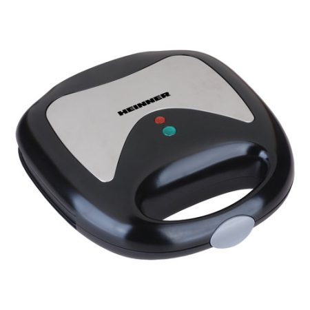 Sandwich-maker Heinner Delice 300, 750 W, Negru/Inox
