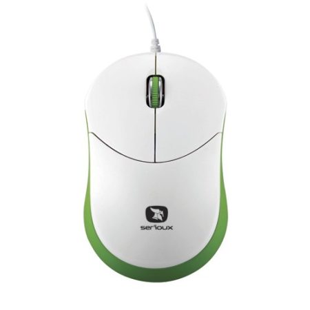 Mouse US wired Serioux Rainbow 680 Verde