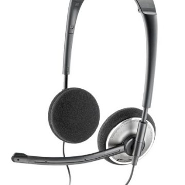 Casti PC cu microfon Plantronics HD Audio 478 PLP00054, USB, Negru/Argintiu
