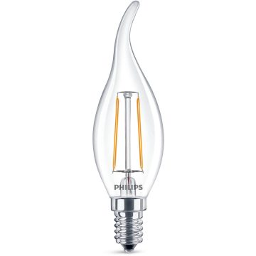 Bec LED lumanare speciala Philips Classic, 2.3W, Soclu E14