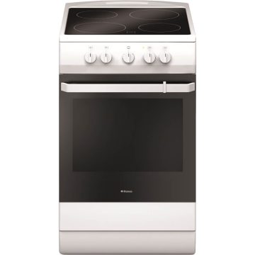 Aragaz electric Hansa FCCW53009, Vitroceramica, Grill, Clasa A