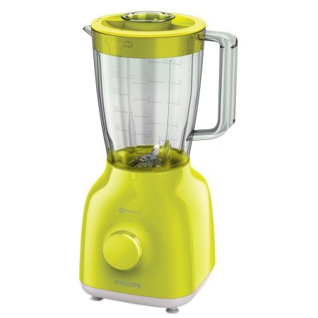 Blender Philips HR2100/40, 400 W, 1.25 l, 2 viteze, Galben