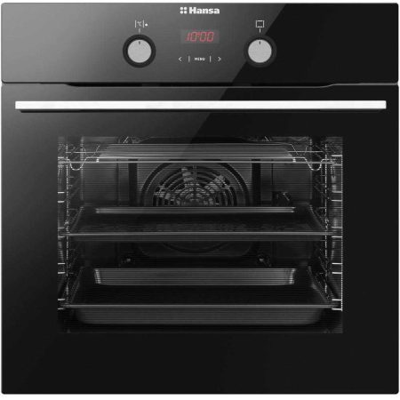 Cuptor incorporabil Hansa BOES68465, Electric, 66 l, Clasa A, Negru