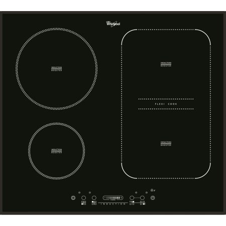 Plita incorporabila cu inductie Whirlpool ACM 816 BA, 4 Zone de gatit, Touch control, Negru