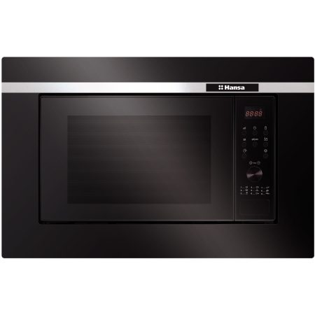 Cuptor cu microunde incorporabil Hansa AMG20BFH, 20 l, 700 W, Grill, Negru