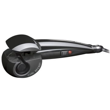 Ondulator BaByliss C900E, 205º, Invelis ceramic, Negru