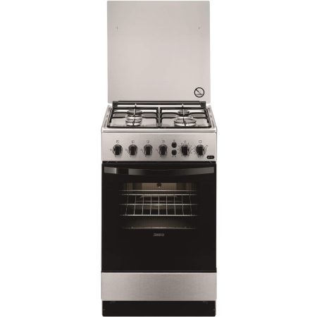 Aragaz pe Gaz Zanussi ZCG212J1XA, Rotisor, Grill, 4 arzatoare