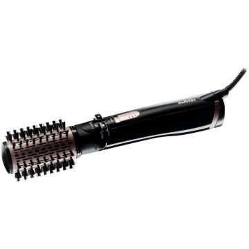 Perie rotativa BaByliss AS200E, 1000 W, 2 viteze, Invelis ceramic, Negru